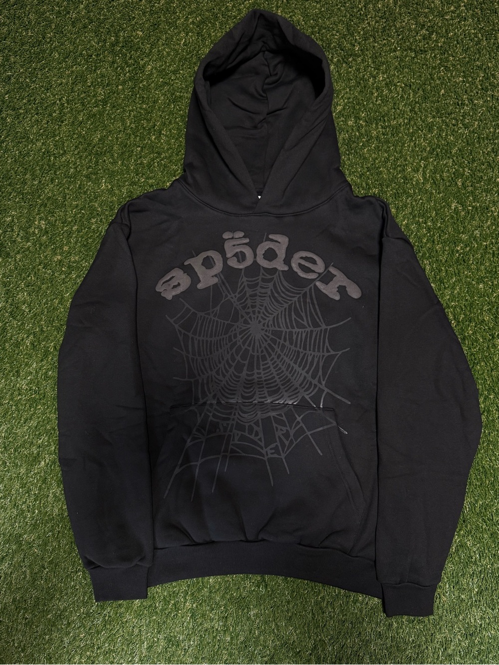 Spider Sp5der Black Web Hoodie